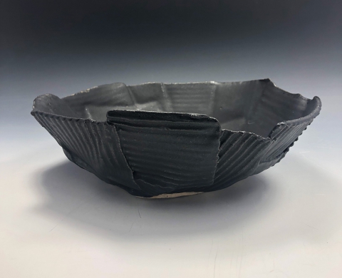 Corrugated Medium Serving Bowl