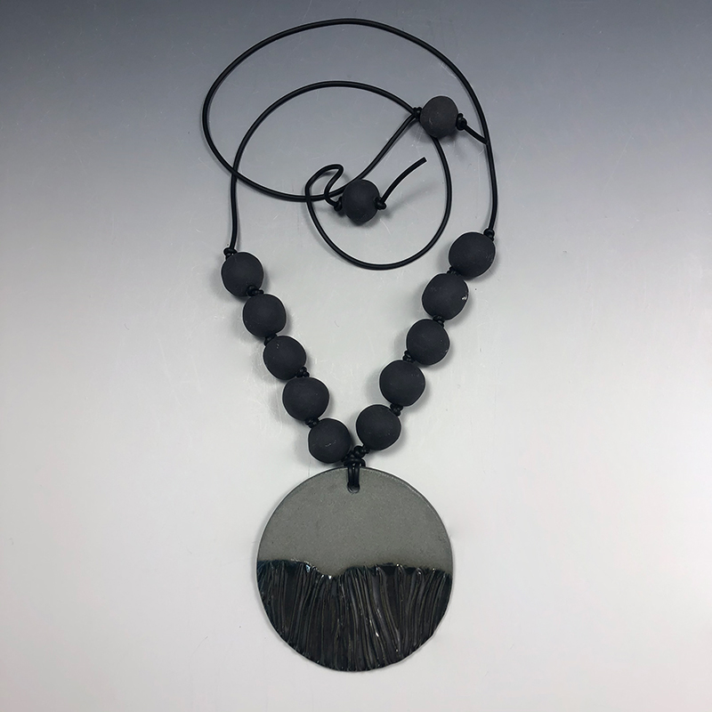 Round Pendant with Beads