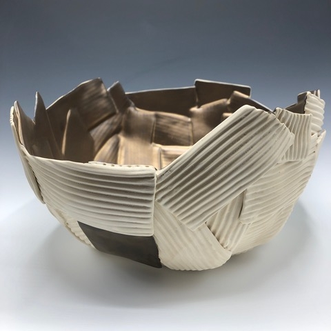 corrugated bowl